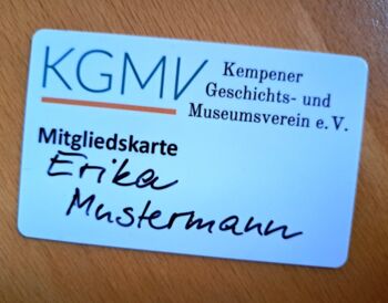 Mitgliedskarte des KGMV